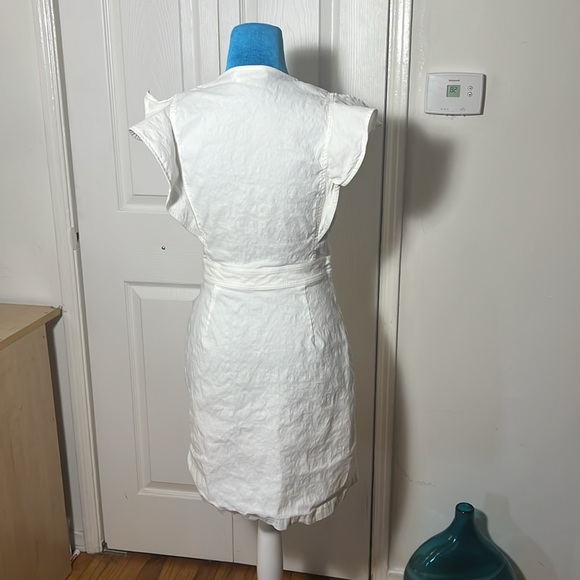 A.L.C. Linen Wrap Dress Women’s 4 Small - Picture 5 of 8